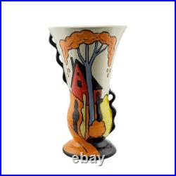 Lorna Bailey Old Ellgreave Art Ware Vase Signed Hand Painted Studio Pottery