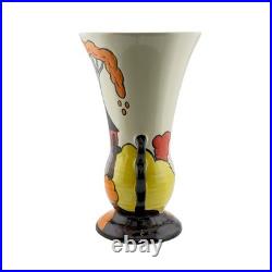 Lorna Bailey Old Ellgreave Art Ware Vase Signed Hand Painted Studio Pottery