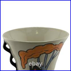 Lorna Bailey Old Ellgreave Art Ware Vase Signed Hand Painted Studio Pottery