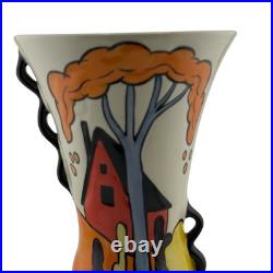 Lorna Bailey Old Ellgreave Art Ware Vase Signed Hand Painted Studio Pottery
