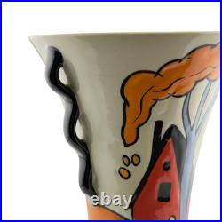 Lorna Bailey Old Ellgreave Art Ware Vase Signed Hand Painted Studio Pottery Lorna Bailey Old Ellgreave Art Ware Vase Signed Hand Painted Studio Pottery