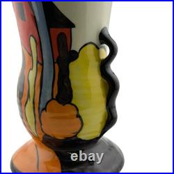 Lorna Bailey Old Ellgreave Art Ware Vase Signed Hand Painted Studio Pottery
