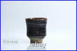 Lowerdown Pottery Tenmoku Glaze Yunomi, Hand Thrown Studio Pottery Stoneware