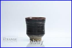 Lowerdown Pottery Tenmoku Glaze Yunomi, Hand Thrown Studio Pottery Stoneware