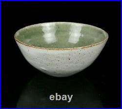 Lucie Rie & Hans Coper- Studio Pottery Speckled White Stoneware Bowl Dish Signed