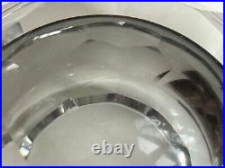 Luigi Mandruzzato Glass ashtray smokey colour Midcentury Modern