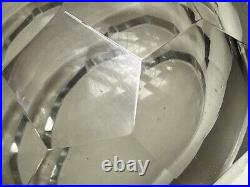 Luigi Mandruzzato Glass ashtray smokey colour Midcentury Modern