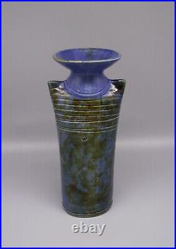 Lyn Lovitt (b1941) Studio Pottery Stoneware Vase 28cm