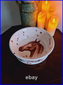 MIA SAROSI Bowl Art Pottery Ceramic Hand Painted Royal Coronation Edition 2013