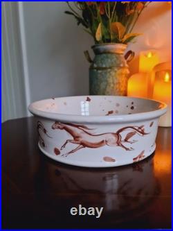 MIA SAROSI Bowl Art Pottery Ceramic Hand Painted Royal Coronation Edition 2013