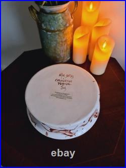 MIA SAROSI Bowl Art Pottery Ceramic Hand Painted Royal Coronation Edition 2013