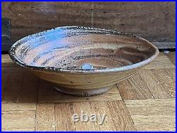 MICKI SCHLOESSINGK Studio Pottery Footed Bowl Leach era