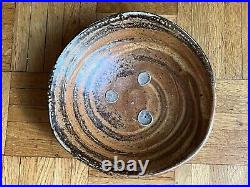 MICKI SCHLOESSINGK Studio Pottery Footed Bowl Leach era