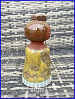 MID Century 60's Studio Pottery Scandi Folk Girl Twig Bud Vase Swedish French