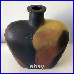 MID Century Modern Studio Pottery Vase -signed- 1960s Vintage Ceramic