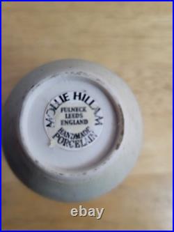 MOLLIE HILLAM FULNECK STUDIO ART POTTERY Vase Pierced Trees Designer Mid Century