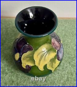 MOORCROFT CLEMATIS VASE 13.5 cm high