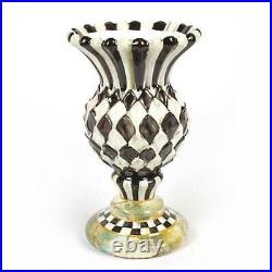 Mackenzie-Childs Cheltenham Thistle Vase MSRP $298