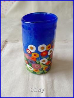 Mad Art Studio Glass Blue Sky Wildflower Vase 2008 (unboxed) Mad Art Studio Glass Blue Sky Wildflower Vase 2008 (unboxed)