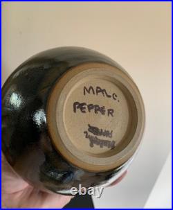 Malcolm Pepper studio pottery vase