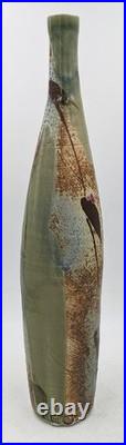 Margaret Frith Large Brookhouse Studio Pottery Porcelain Bottle Vase Margaret Frith Large Brookhouse Studio Pottery Porcelain Bottle Vase