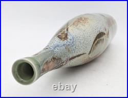 Margaret Frith Large Brookhouse Studio Pottery Porcelain Bottle Vase Margaret Frith Large Brookhouse Studio Pottery Porcelain Bottle Vase