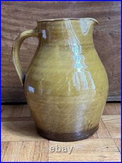 Margaret Leach Wye Valley Large Slipware Studio Pottery Jug A nice example