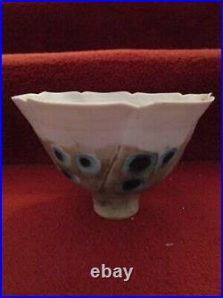 Marianne de Trey PORCELAIN VASE Bowl INCISED PATTEN MONOGRAM Studio pottery