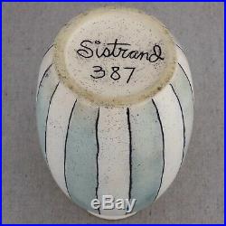 Mark Sistrand Mid Century Modern Studio Pottery Vase 387 Heath Ceramics 9½