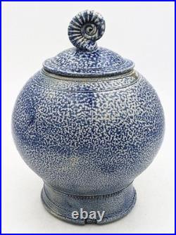 Mark Smith Studio Pottery Salt-glazed Stoneware Vase 2000