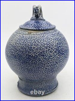 Mark Smith Studio Pottery Salt-glazed Stoneware Vase 2000