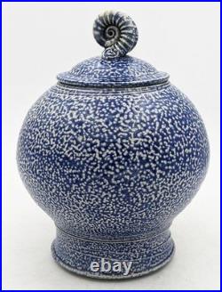 Mark Smith Studio Pottery Salt-glazed Stoneware Vase 2000