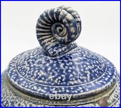 Mark Smith Studio Pottery Salt-glazed Stoneware Vase 2000