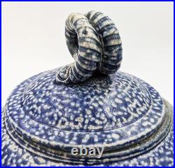 Mark Smith Studio Pottery Salt-glazed Stoneware Vase 2000
