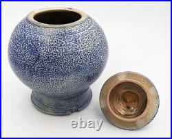 Mark Smith Studio Pottery Salt-glazed Stoneware Vase 2000
