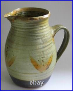 Mary Rich pottery jug SIGNED 24cm tall