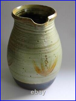 Mary Rich pottery jug SIGNED 24cm tall