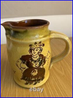 Mary Wondrausch OBE Studio Pottery Brickfields Slipware Jug