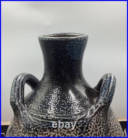 Michael Casson Handmade Twin Handle Bottle Studio Pottery Vase