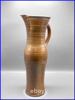 Michael Casson OBE Very Large Pitcher Jug Vase Salt Glaze Studio Pottery 43cm