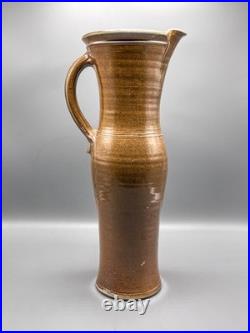 Michael Casson OBE Very Large Pitcher Jug Vase Salt Glaze Studio Pottery 43cm