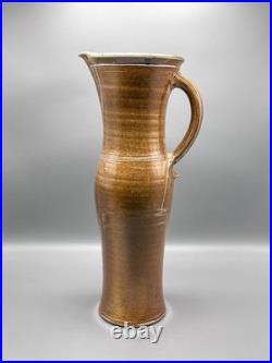 Michael Casson OBE Very Large Pitcher Jug Vase Salt Glaze Studio Pottery 43cm