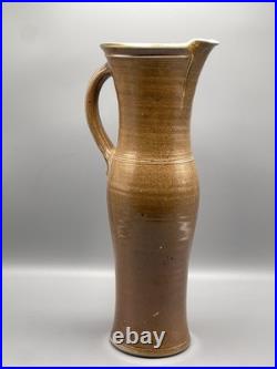 Michael Casson OBE Very Large Pitcher Jug Vase Salt Glaze Studio Pottery 43cm