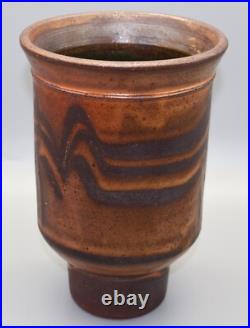 Michael Casson Studio Pottery Salt Glaze Stoneware Vase