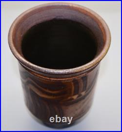 Michael Casson Studio Pottery Salt Glaze Stoneware Vase