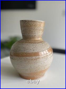 Micki Schloessingk Studio Pottery Salt Glazed Vase