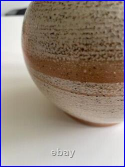 Micki Schloessingk Studio Pottery Salt Glazed Vase