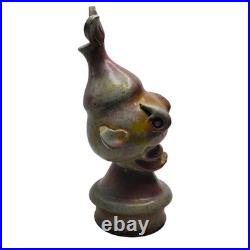 Mid-20th Century French Studio Pottery Vase Stylised Fish Form
