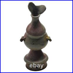 Mid-20th Century French Studio Pottery Vase Stylised Fish Form