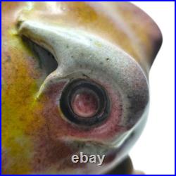 Mid-20th Century French Studio Pottery Vase Stylised Fish Form